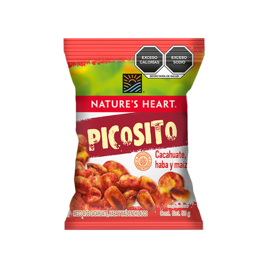 NATURE'S HEART CACAHUATES FULL FLAVOR - PICOSITO 50 G