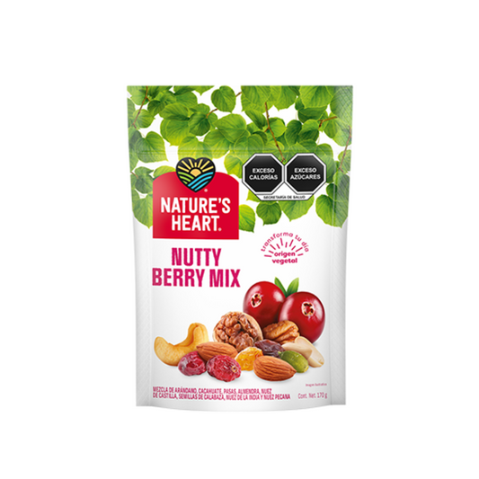 NATURE'S HEART BIG - NUTTY BERRY MIX 170 GR 10 U