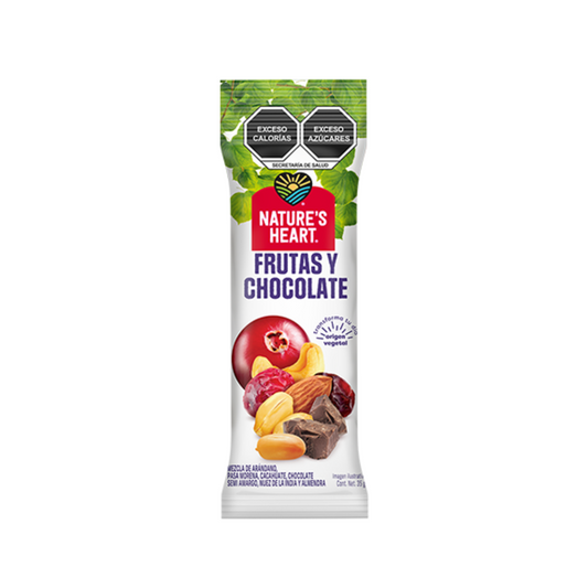 NATURE'S HEART FRUTAS Y CHOCOLATE 35G