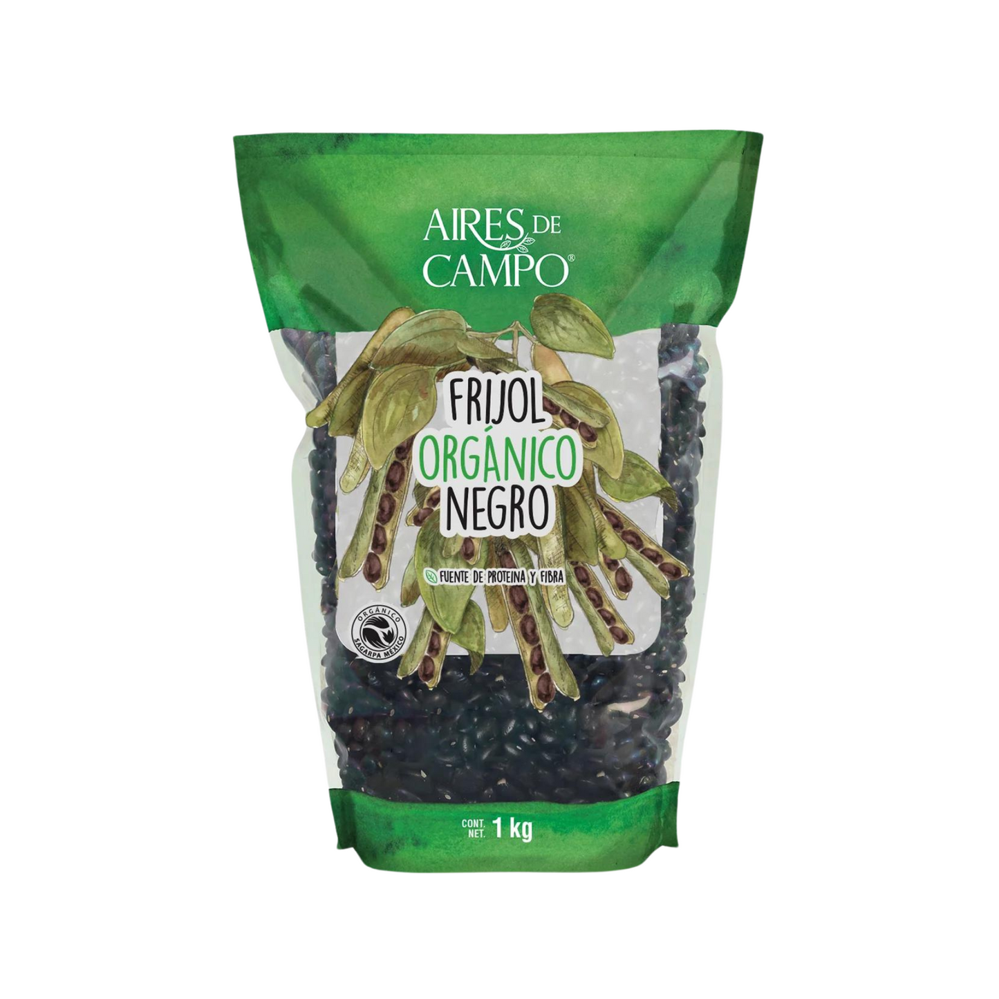 Organic black beans 1kg