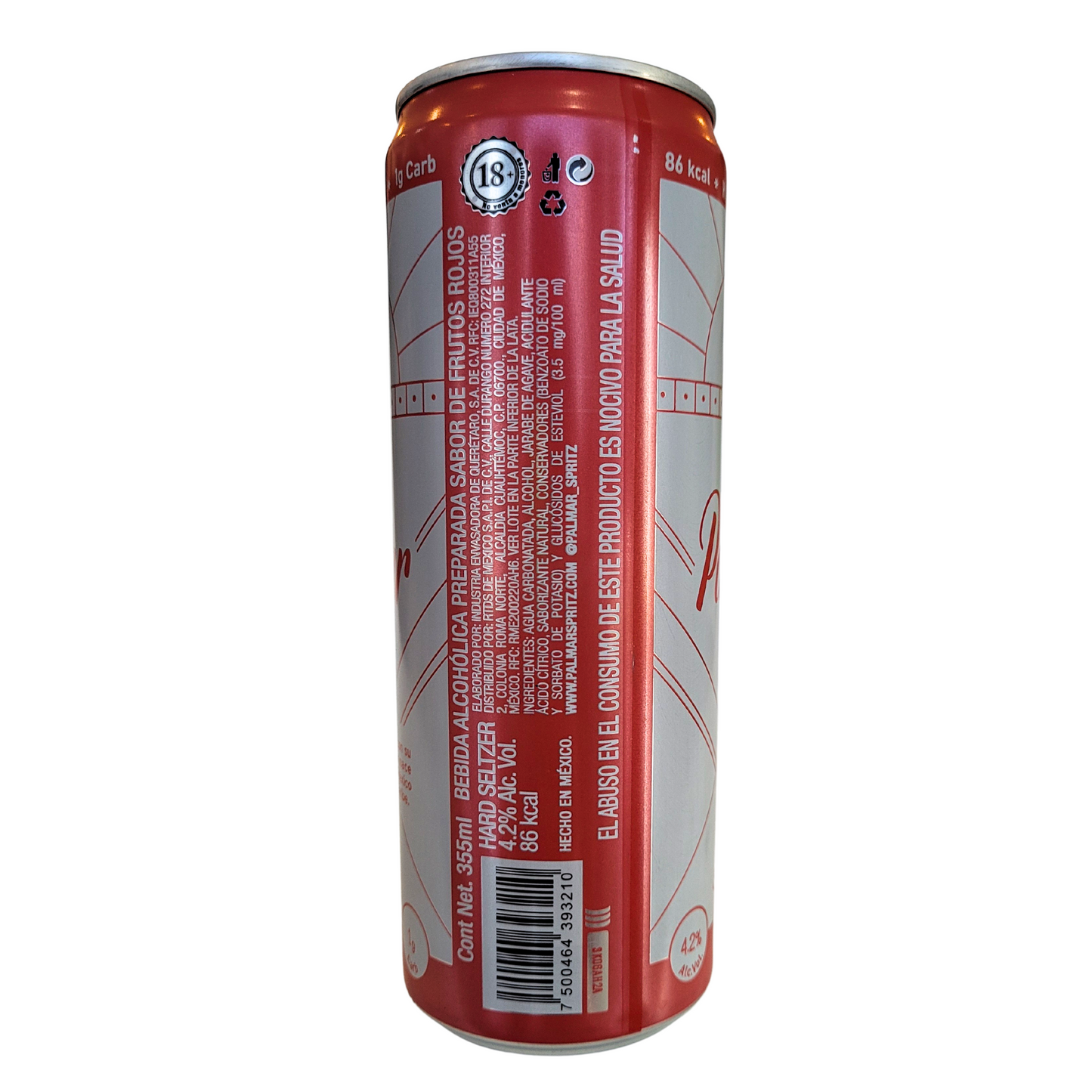 Palmar hard seltzer red fruits 335ml