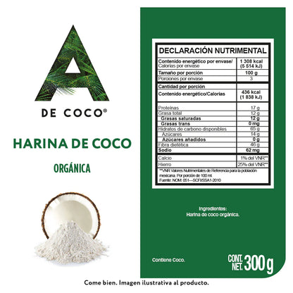 Organic coconut flour 300gr