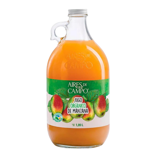 Organic apple juice 1/2 gl