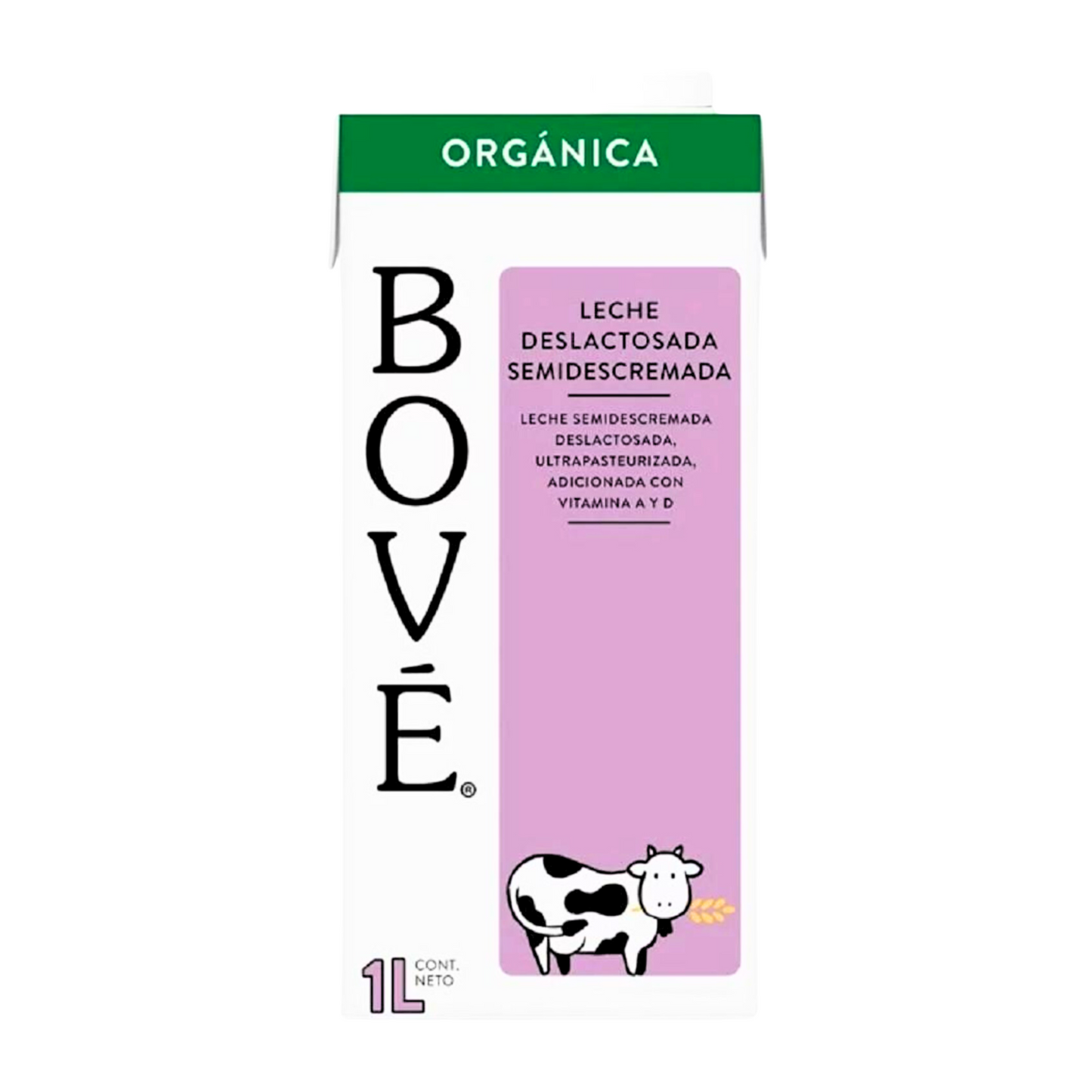 Organic lactose-free milk 1 lt