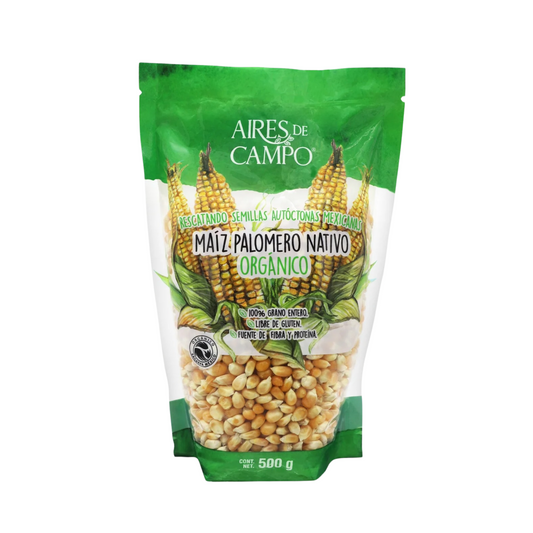 Organic popcorn 500gr