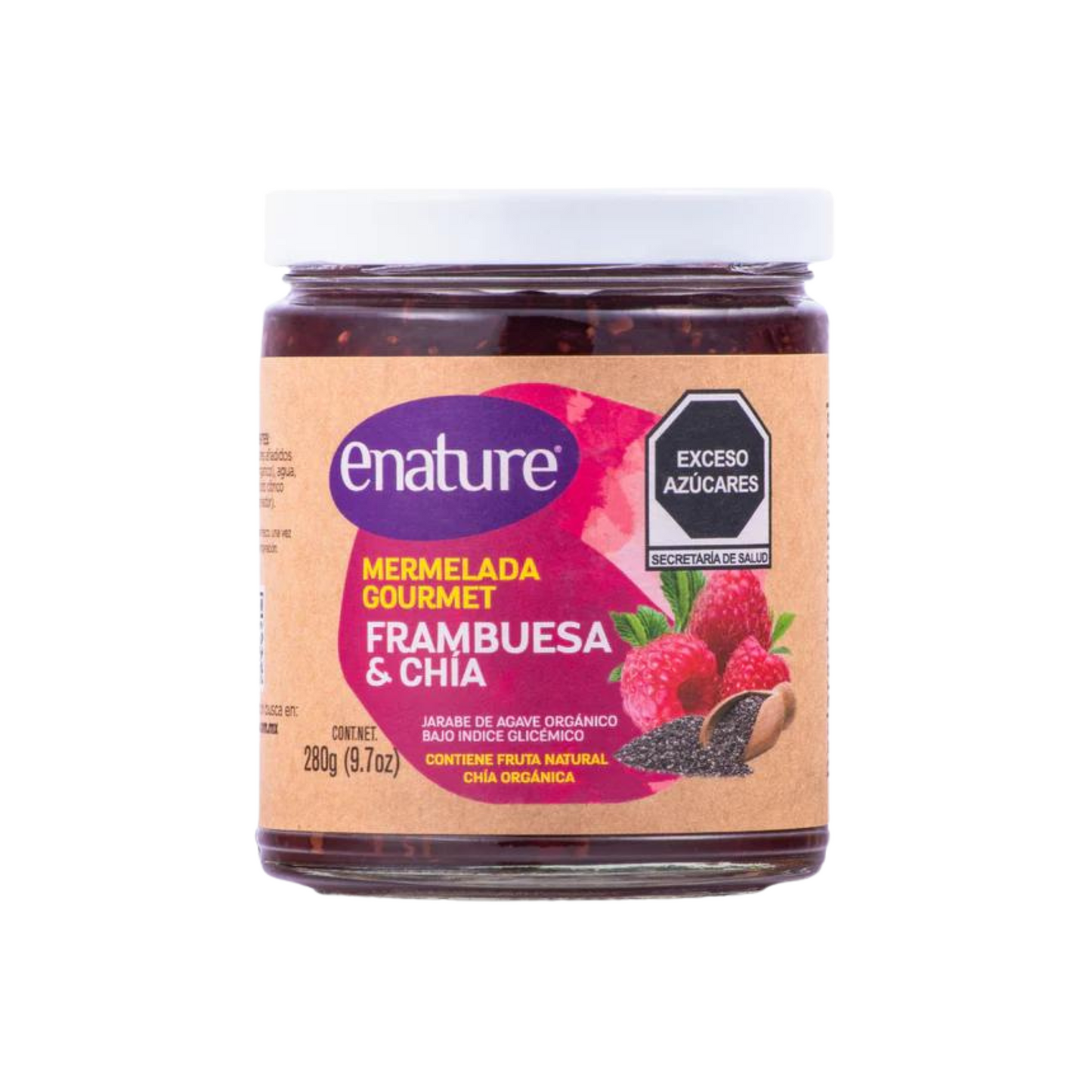 Mermelada frambuesa con chía 280gr