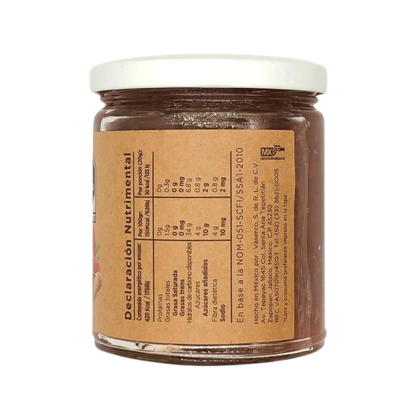 Raspberry jam with chia 280gr