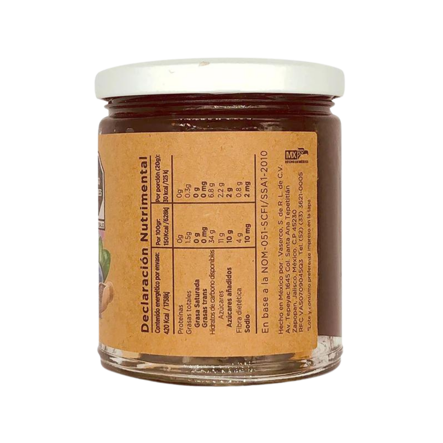 Mermelada mora azul con chía 280gr