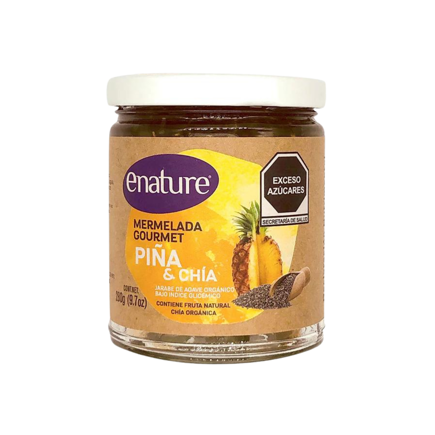 Mermelada piña con chía 280gr