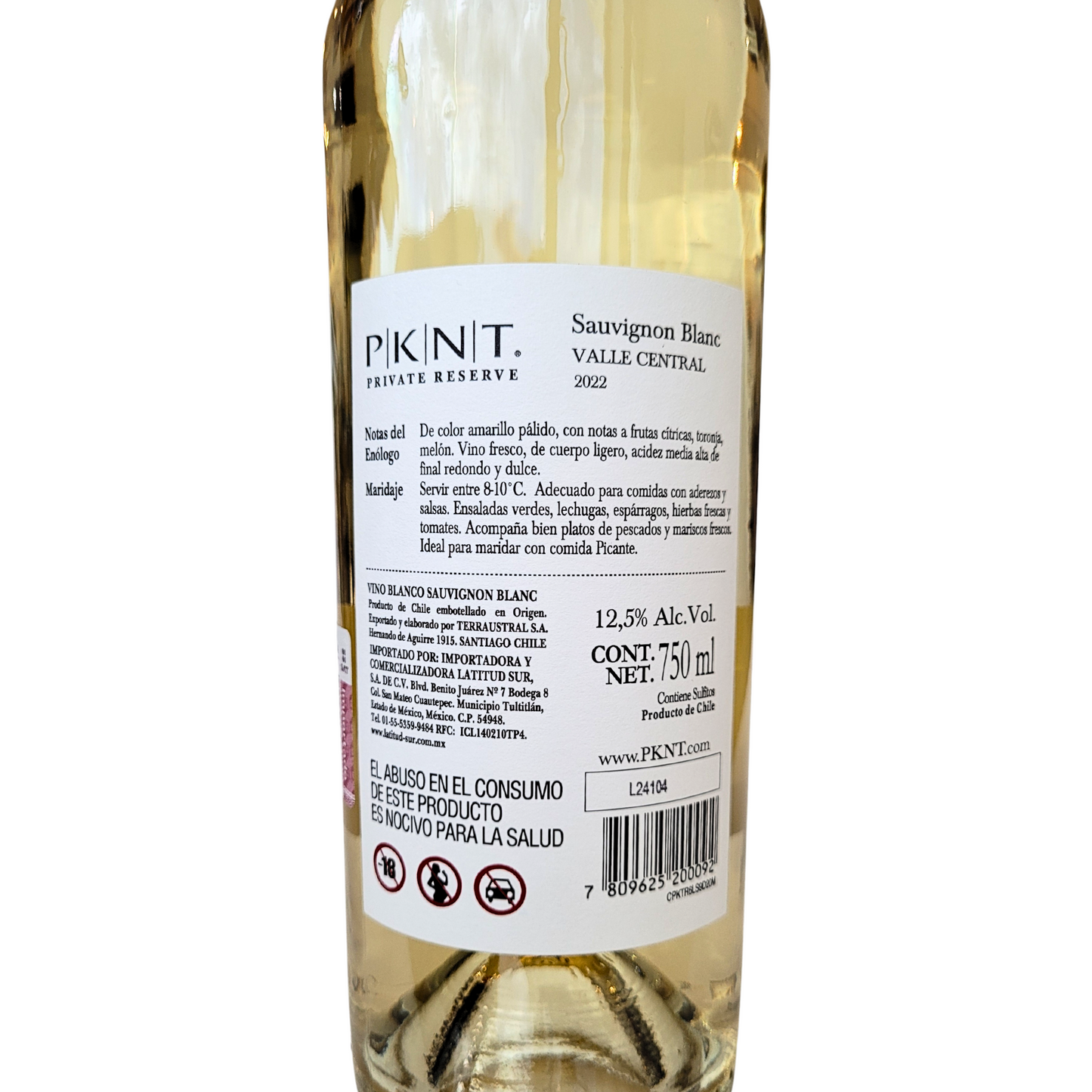 PKNT sauvignon white wine