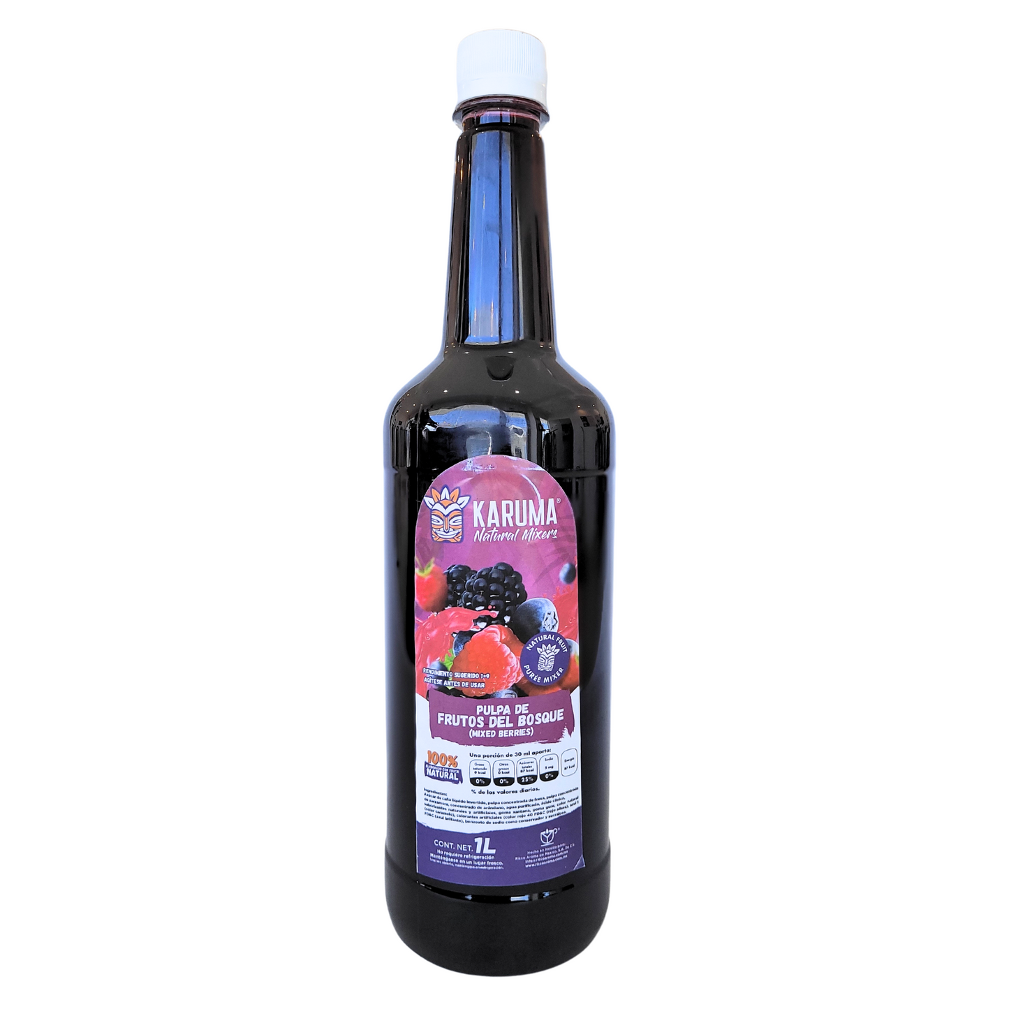 Karuma red fruit pulp 1l