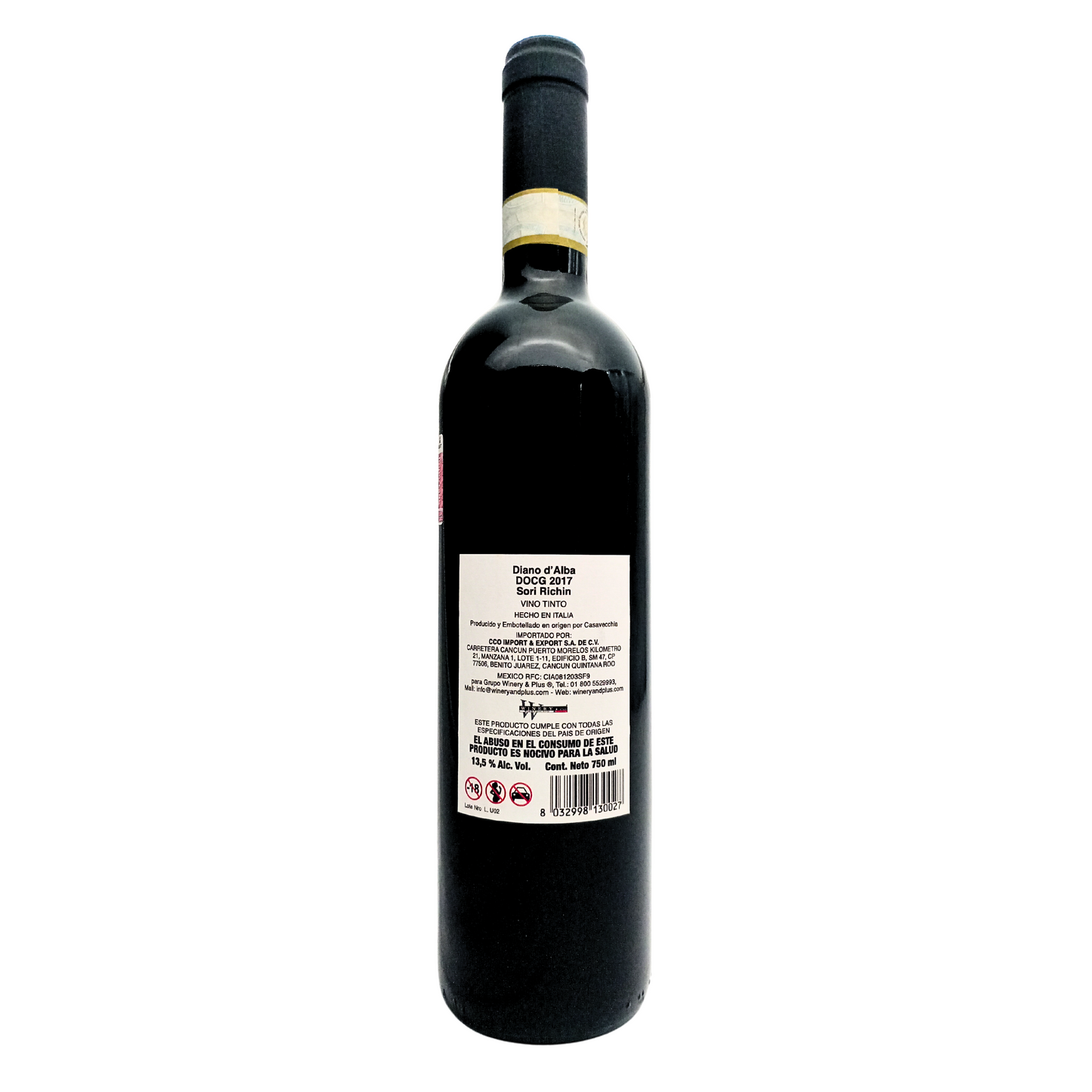 Casavecchia sori richin diano d´albba docg red 750 ml