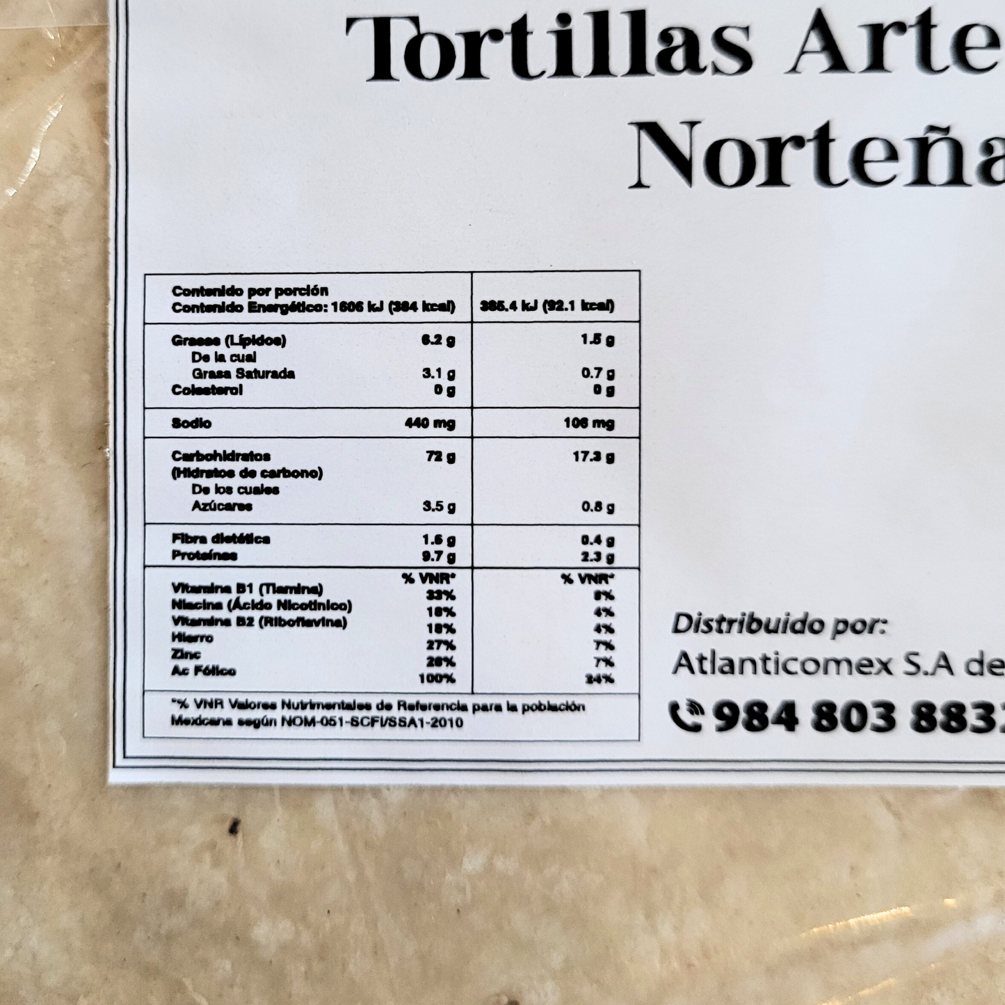 Northern artisanal tortillas