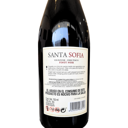 Santa Sofia pinot noir wine